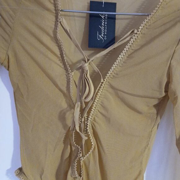 Frederick's of Hollywood Women's Lola Lee Sheer Mesh Long Sleeve Bodysui… - Picture 4 of 8